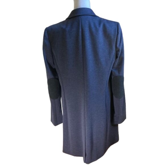 Tommy Hilfiger Women's Blazer size 12 Dark Blue Lined Academia Preppy Long - Picture 2 of 12